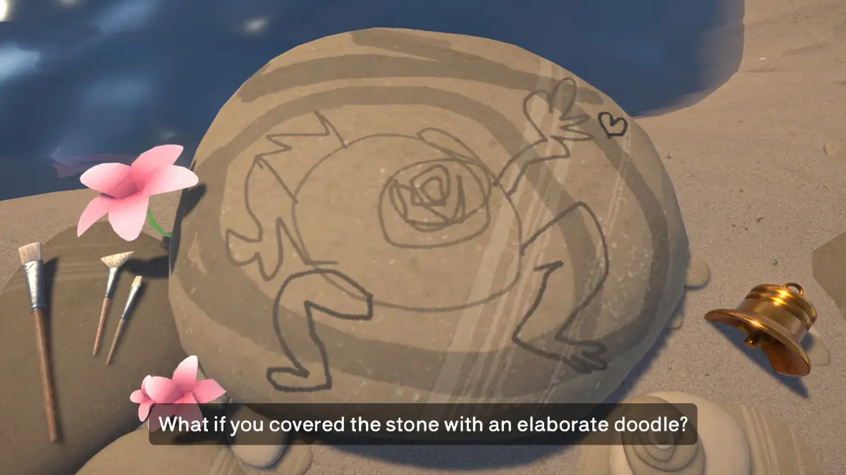Serenity Sketch - guided painting prompts